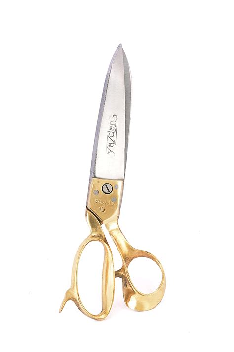 Yazdan Tailor, Textile & Leather Cutting Scissor 10" Inches – Brass ...