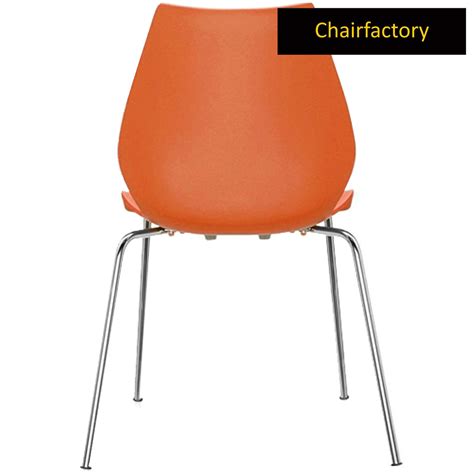 The Vico Magistretti Maui Chair Replica Orange | Chair Factory
