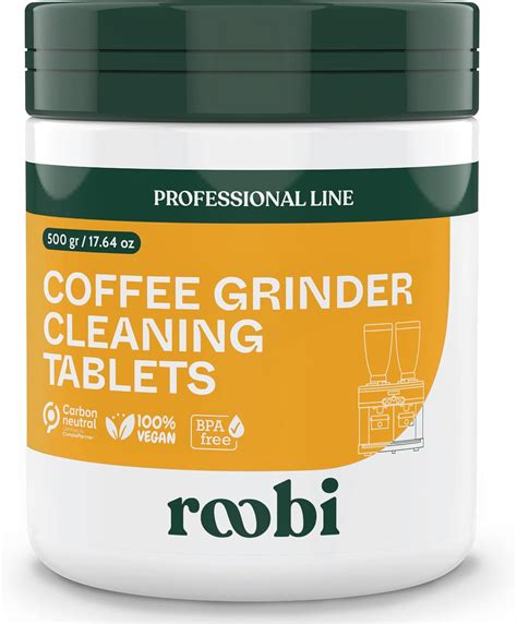 Amazon.com: Roobi Professional Coffee Grinder Cleaning Tablets. Carbon ...