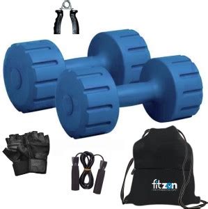 FITZON DM PVC 1KG COMBO 167 Dumbbells Fixed Weight Dumbbell - Buy ...