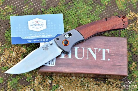 Нож Benchmade Crooked River 15080-2 Dymondwood реплика купить | Магазин ножей Nozheman Club