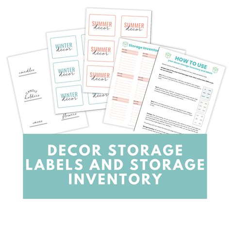 Image result for Fall Decor Storage Labels