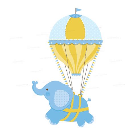 Hot Air Theme Boy with Elephant Cutout | Birthday Party Supplies ...