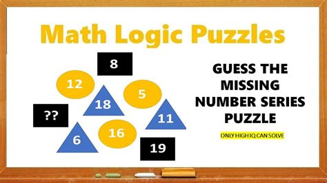 Math Riddles: Missing Number Series Puzzle, Difficulty Level Hard