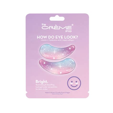 The Creme Shop How Do Eye Look? Bright Hydrogel Eye Patch Ingredients ...