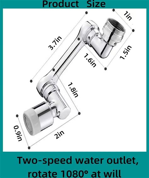 Buy XSWLHH Universal Rotating Faucet Extender for Bathroom,Rotatable ...