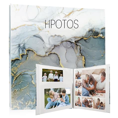 HASTHIP Photo Album for Family Memories with 40 Pages 14x13 in Self Ad ...