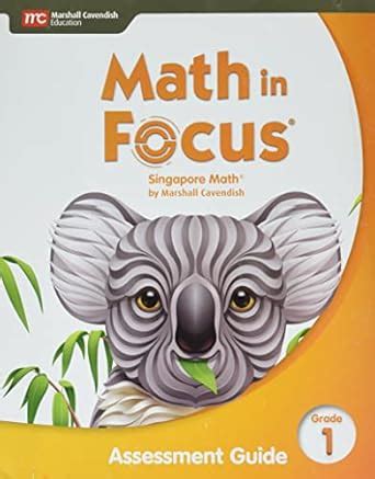 Buy Math in Focus Assessment Guide Grade 1 Book Online at Low Prices in ...