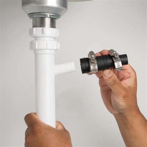 Buy Rubber Dishwasher Garbage Disposal Connector in Black Online at ...