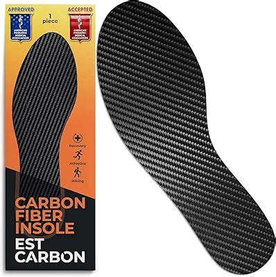 EstCarbon - Carbon Fiber Insole - 1 pc, Men 10-10.5, India | Ubuy