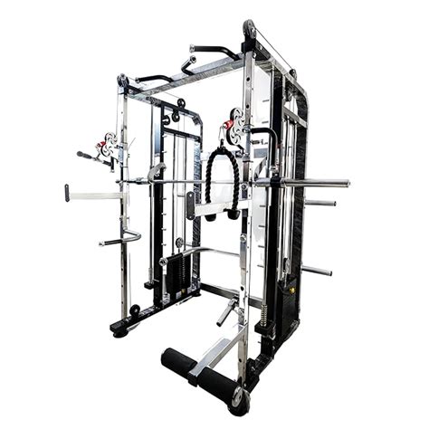 GYM24 EQUIPMENTS Multi Gym Functional Trainer with Smith Machine with ...