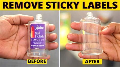 Image result for How to Remove Sticky Labels From Plastic Containers
