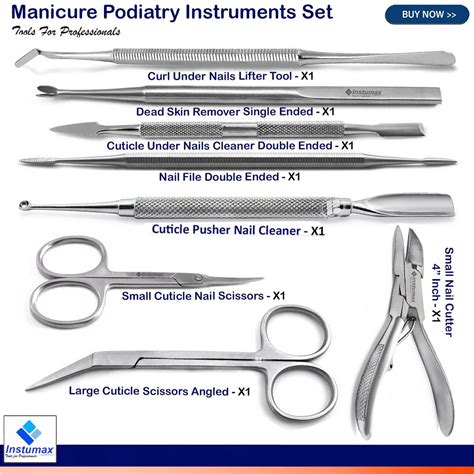 6pcs Professional Toenail Removal Set Podiatry Nipper Cutter Nail ...