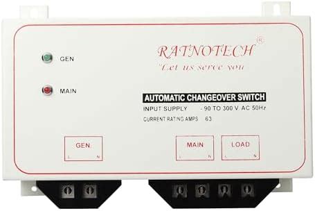 VE AUTOMATIC CHANGEOVER SWITCH 100 AMPS | FOUR POLE | THREE PHASE ...