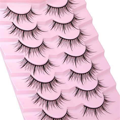 Buy ALICE False Eyelashes Natural Look Fairy Manga Lashes Spiky Korean ...