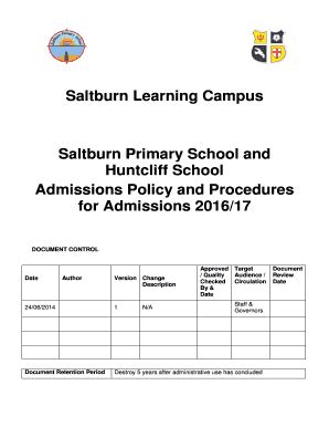 Fillable Online saltburnlearningcampus co Saltburn Learning Campus ...