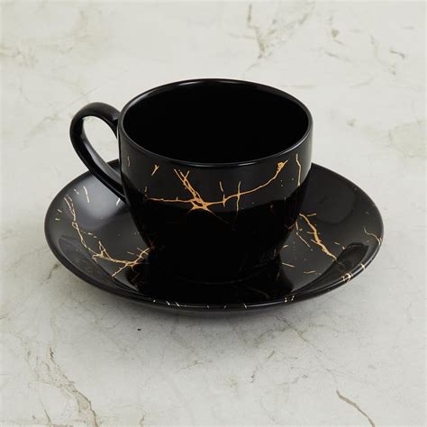 Buy Marshmallow Bone China Cup and Saucer - 210ml from Home Centre at ...