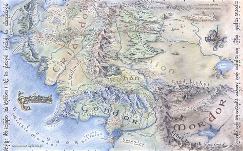 Middle Earth Map