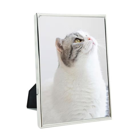 decanit Silver Plated Thin Edge 8x10 Picture Frames, Silver Thin ...