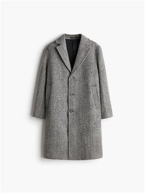 Loose Fit Wool Blend Coat – woodbun