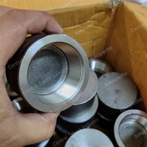 Jual End Cap / Dop Besi 1" inch Class 3000 Carbon Steel Drat NPT ...