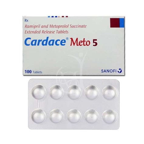 Cardace Meto 5 Tablets Exporter - Jindal Medical Store
