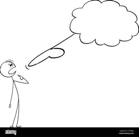 Person selected or chosen by universe or god , vector cartoon stick ...