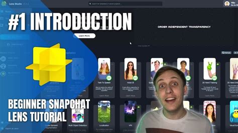 How to make free Snapchat Lenses - #1 Introduction - Lens Studio ...