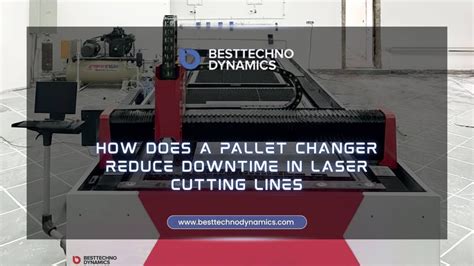 How does a pallet changer reduce downtime in laser cutting lines?