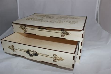 Image result for Laser-Cut Wood Box Patterns Free
