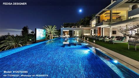 Flat Roof House Mini Villa Design Farmhouse Design Bedroom Floor Plan