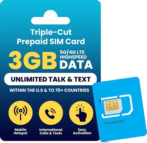 Amazon.com: H2O Wireless 120-Day Prepaid SIM Card USA with 3GB High ...