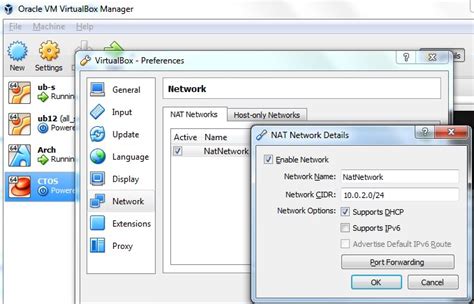 Creating Virtual DHCP in VirtualBox Oracle 的图像结果