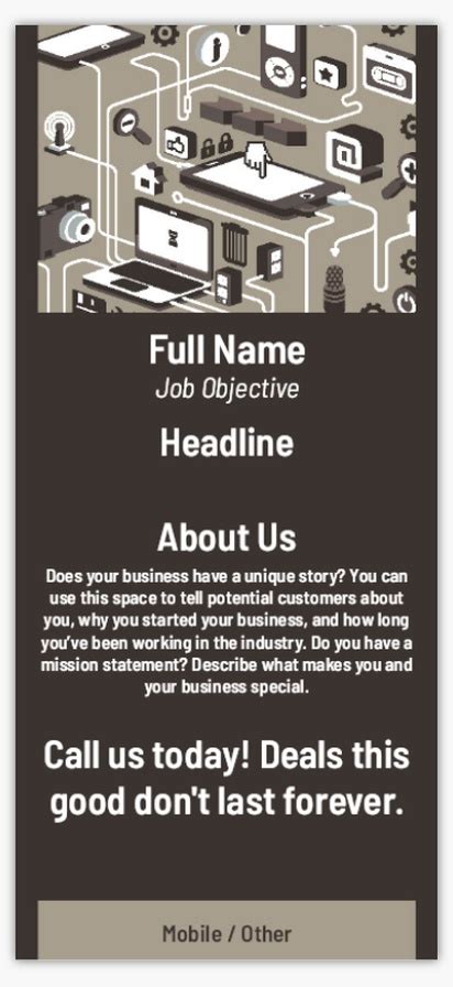 Software Development Rate Cards Templates & Designs | Vistaprint