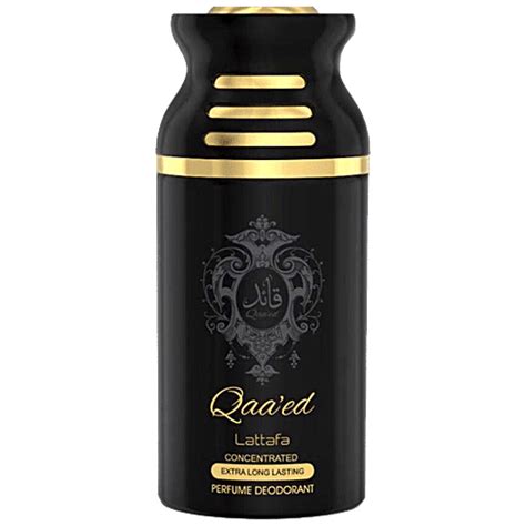 Buy Lattafa Qaeed Deodorant - Imported, Long Lasting, Perfumed Body ...