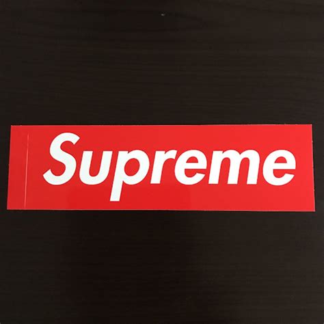 【SUP-6】supreme シュプリーム ステッカー ボックスロゴ レッド | M&EARTH-skateboardstikers-