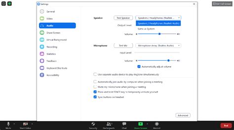 Image result for Setup Zoom Audio