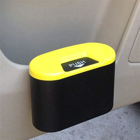 Ostin Mini Vehicle Trash Bin Car Dustbin Garbage Organizer, Car Trash ...