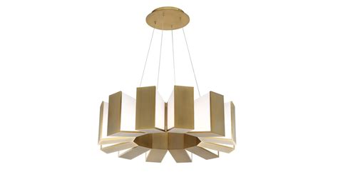 Modern Forms PD-75934-AB Chronos 12 Light 34" Wide LED Suspension ...