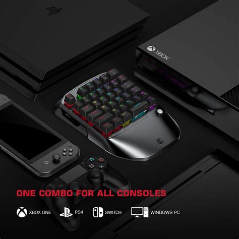 Gamesir VX2 Aimswitch One Handed Mini Gaming Keyboard and Mouse Combo ...