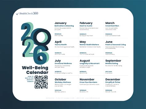 2026 Well-Being Calendar