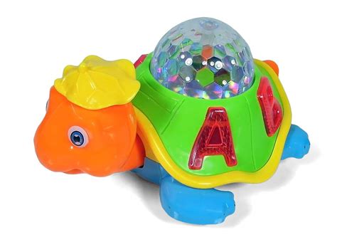 Buy Smart Picks Bump and Go Turtle Toy with 3D Lights, Music and ...
