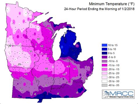 Cold Weather Statistics for Central Illinois from the New Year's Arctic ...