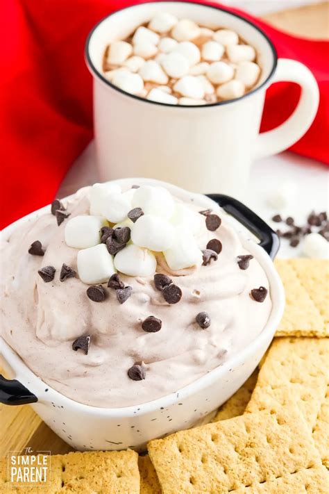 Hot Chocolate Dip - The Simple Parent