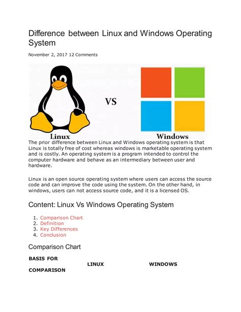 Image result for What Is Difference Between Linux and Windows