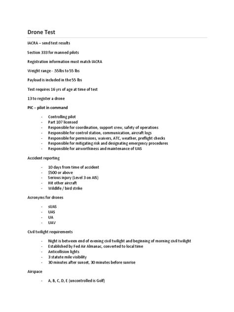 FAA Drone Test Free 的图像结果
