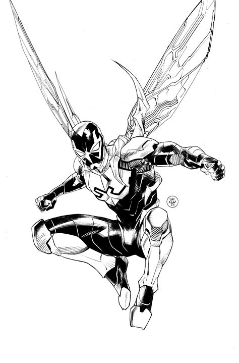 45 Blue Beetle Coloring Pages Free Printables 149 | Bratz Coloring