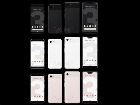 Dovrebbero essere tre le colorazioni di Google Pixel 3 e Pixel 3 XL