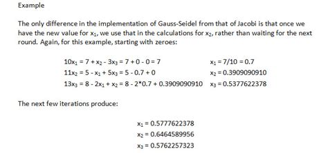 Image result for Gauss-Seidel Method Using Excel