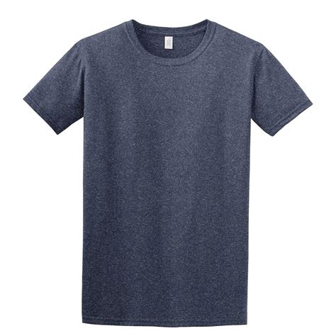 Gildan 64000 Softstyle T-Shirt - Heather Navy | FullSource.com